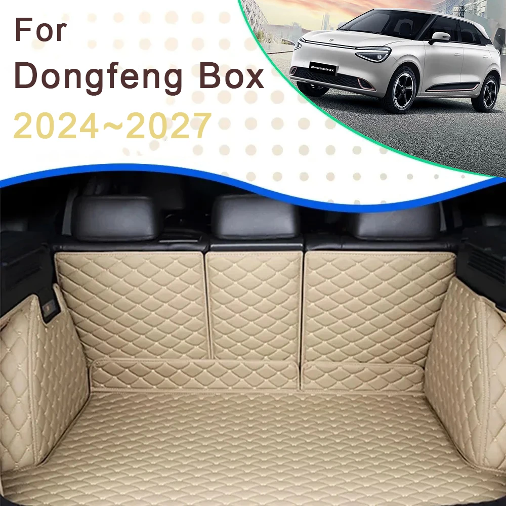 

Car Trunk Cargo Liner For Dongfeng Box Nammi 01 Innoson/IVM EX02 2024 2025 2026 2027 Rear Boor Mats Carpet Pads Auto Accessories