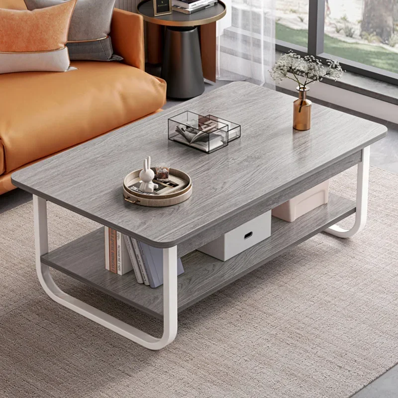 

Home Small Apartment Simple Modern Creative Tea Double Layer Sofa Side Eight-Immortal Simple Small Table