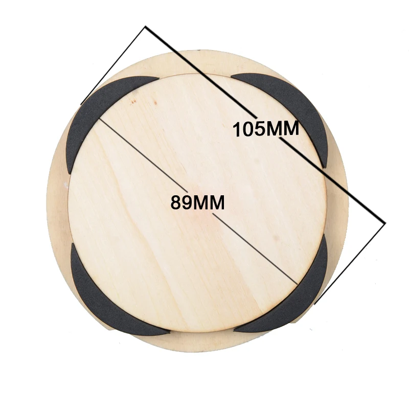 Natural Wood Sound Hole Cover Sound Cover Block for 41\