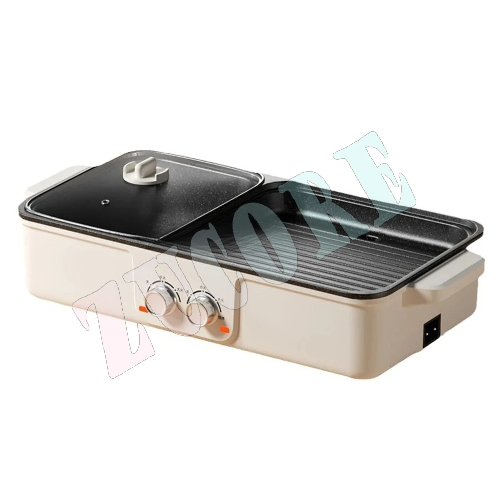 Elektro Grill Household Hot Pot BarbecueMachine Electric Cooking Pot Assadeira Eletrica