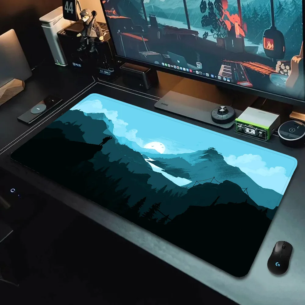 Firewatch Forest HD طباعة ساخنة كبيرة الألعاب ماوس الوسادة XL قفل حجم الحافة لعالم الألعاب من الدبابات CS GO Zelda