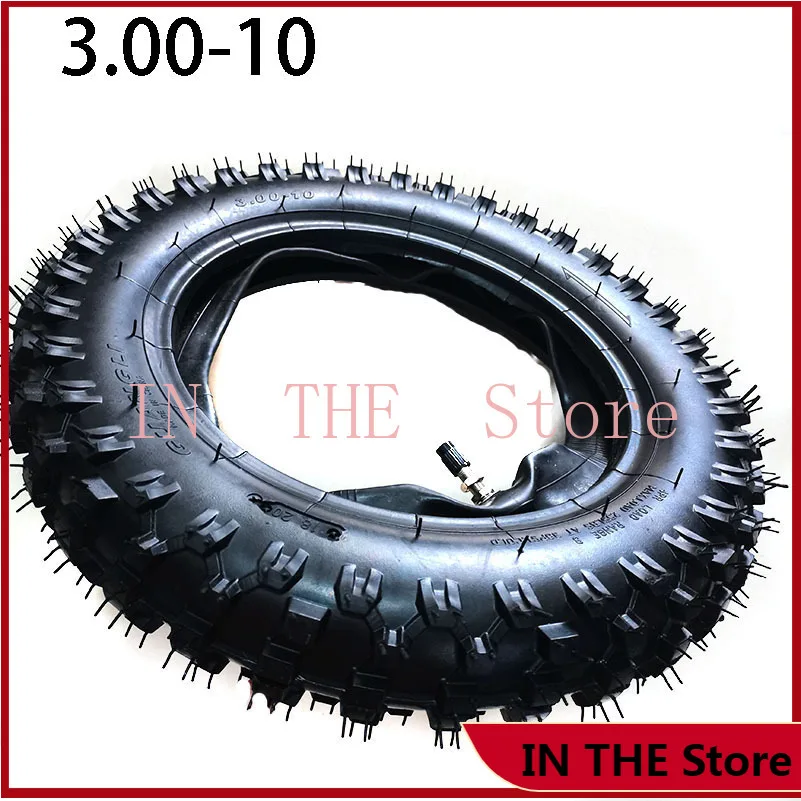 10 inch 3.00-10 tire deep tooth mud pit bicycle cross country motorcycle for Guangzhou crf50 Apollo