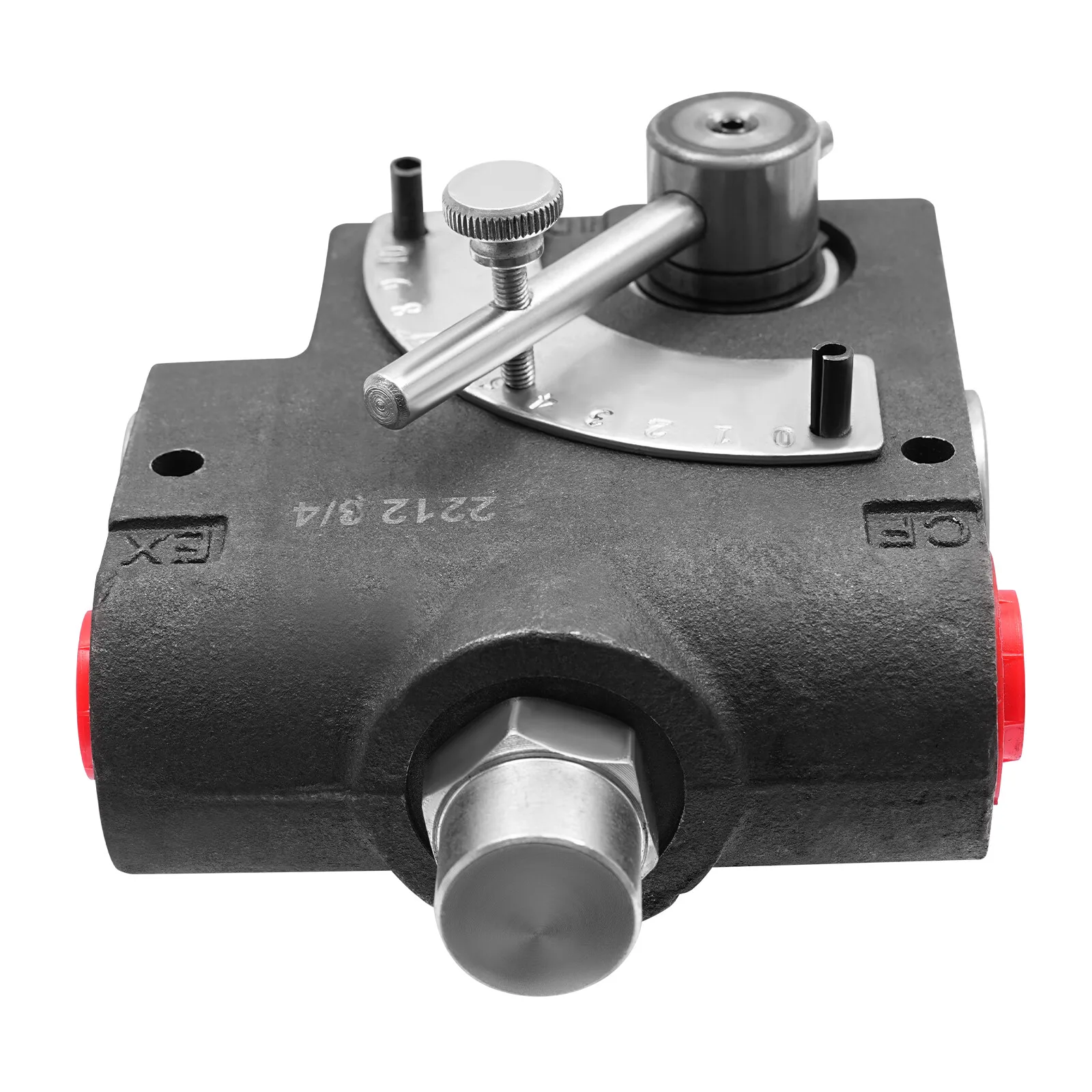 Flow Rate 30.38Gal/min Hydraulic Adjustable Variable Flow Control Valve 0-30 GPM 3/4'' NPT 3000PSI