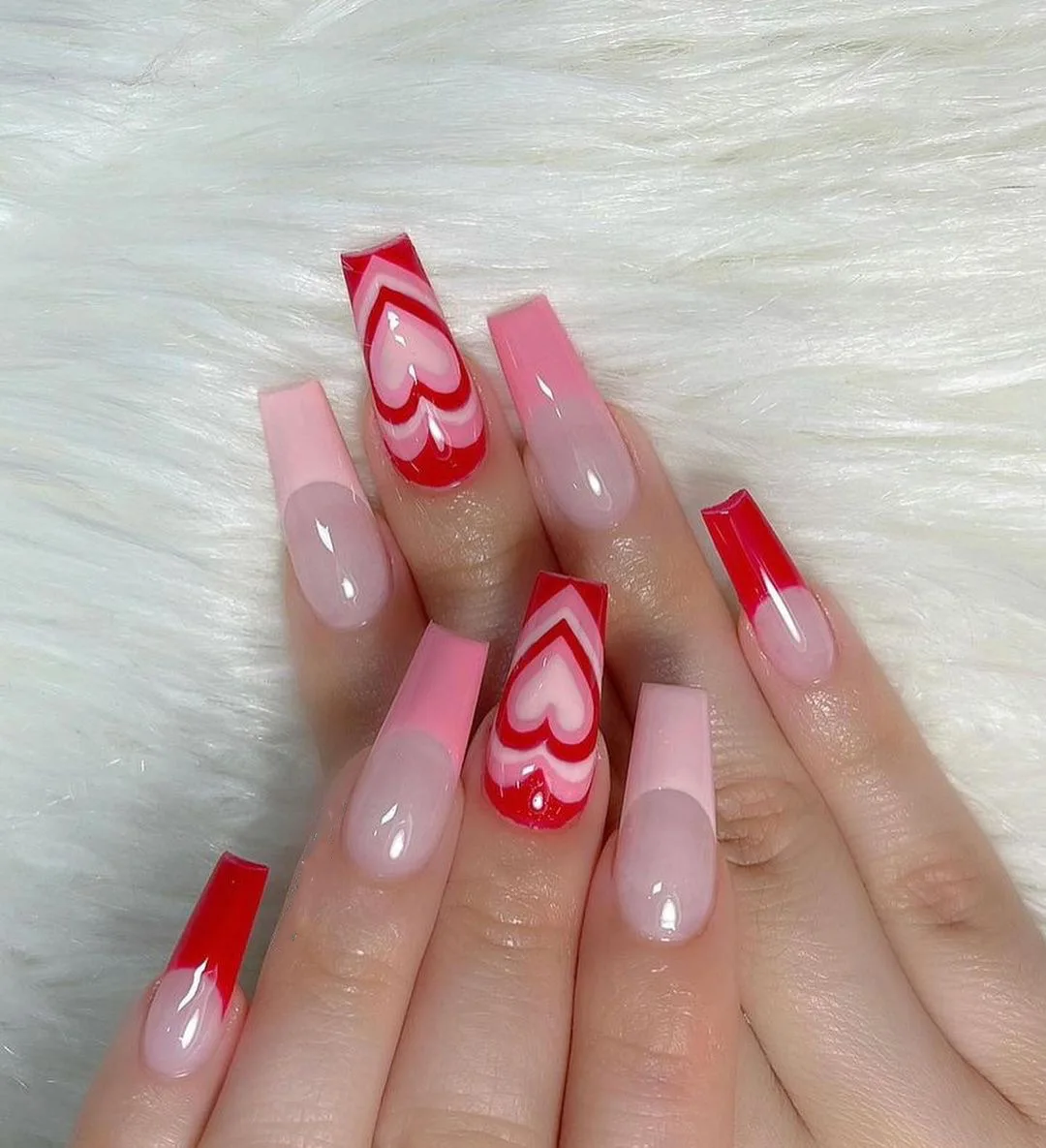 24Pcs/Set Manicure Wearable Ballerina Removable Coffin Nail With Glue Fake Nails Finished Women Girls False Nails Art Decoration 5