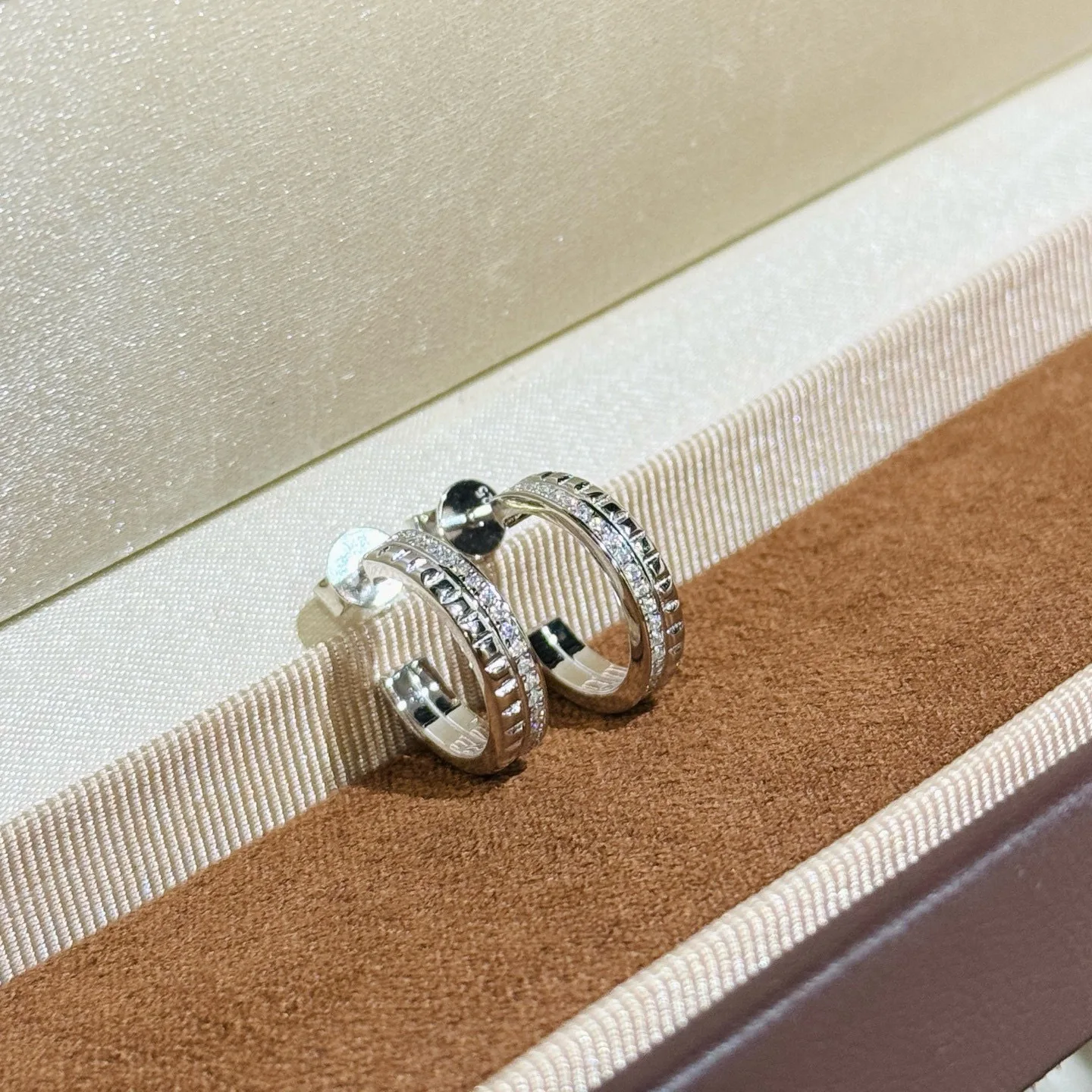 

100% 925 Sterling Silver Pave AAA Zircon Square Shape Ear Studs Earrings For Women Fine Jewelry