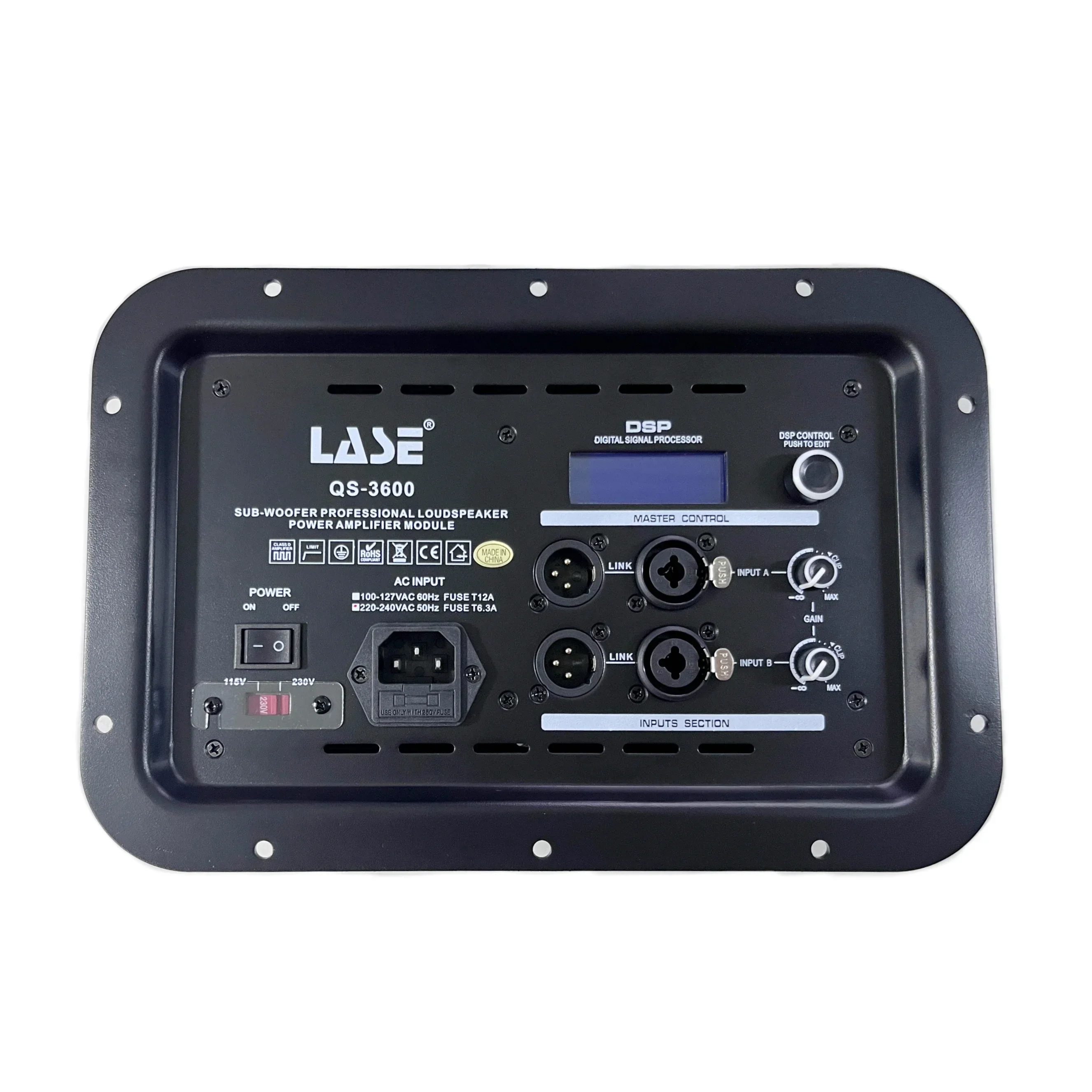 LASE Replacement Amplifier Module QS-3600 For QSC KS212C Powered Sub Woofer 1600W at 4ohm