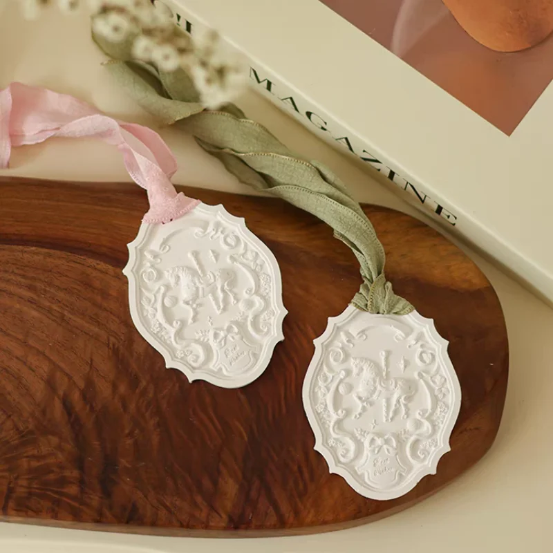 Creative Aromatherapy Wax Pendant Silicone Mold DIY Gifts Gypsum Plaster Ornament Molds Home Decoration Crafts Mould