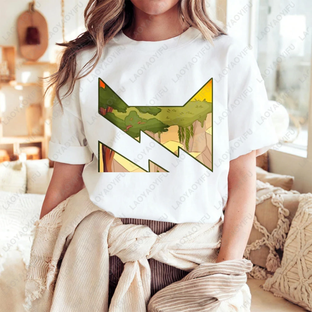 Warrior Cats Abstract Landscape Art Print Unisex Cotton T-Shirt Casual Summer Fashion Design Comfortable Fit For Men And Women