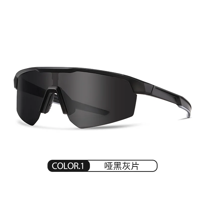 

Модные спортивные поляризационные солнцезащитные очки для езды на велосипеде на открытом воздухе # 511