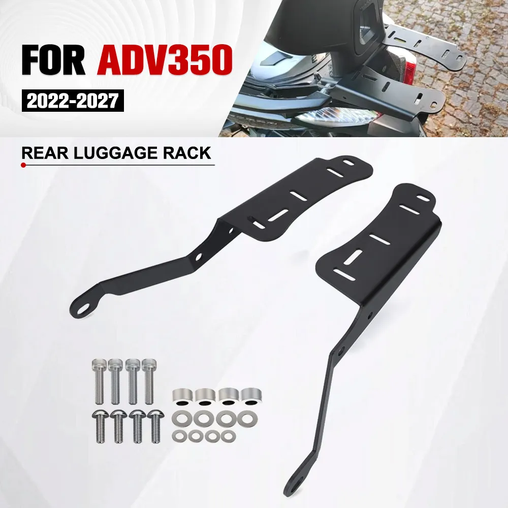 FOR HONDA ADV 350 Rear Luggage Rack Ride On Pillion Carrier Holder Shelf ADV350 2022 2023 2024 2025 2026 2027 Motorcycle Parts