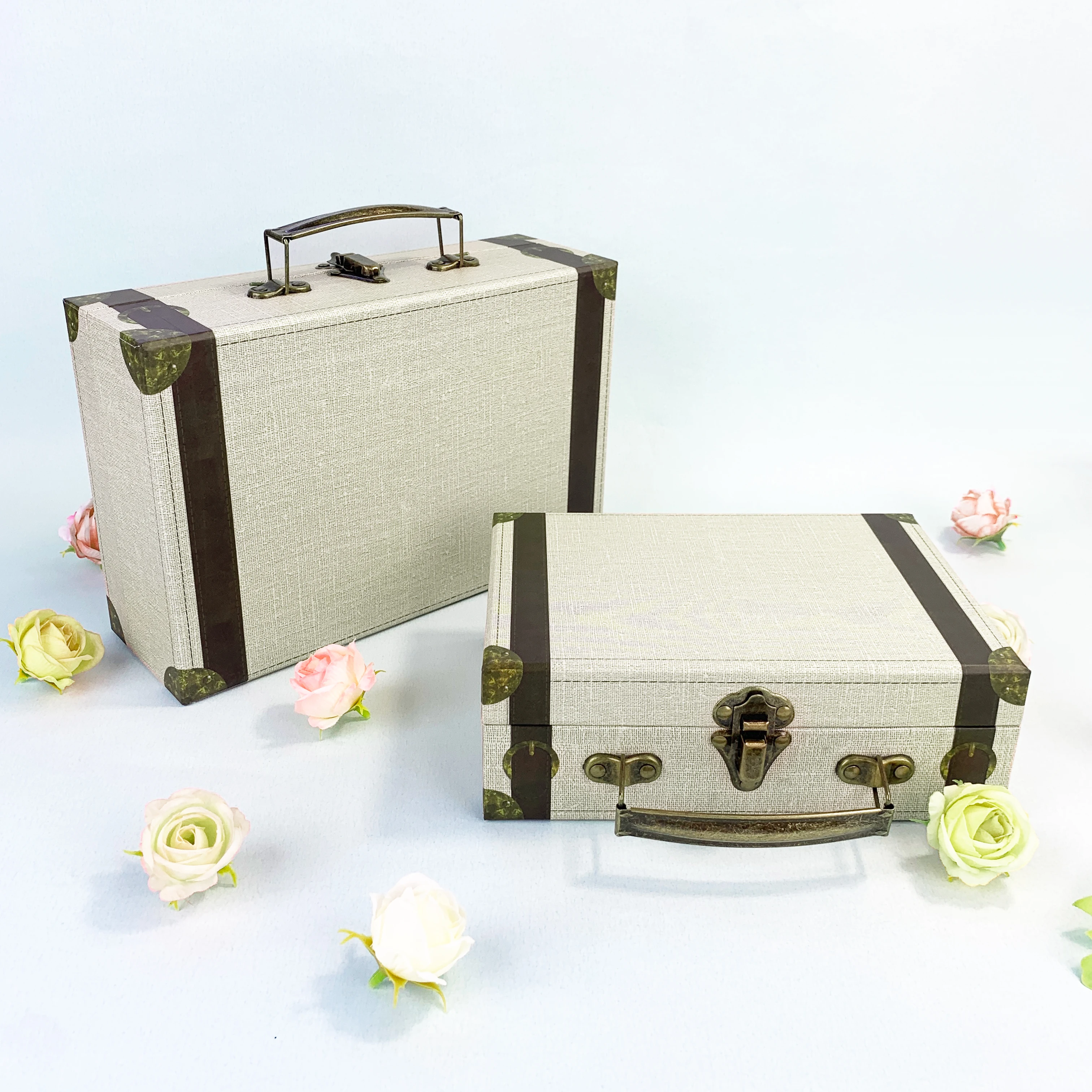 2 Scatole Portaoggetti Stile V - Retro Vintage Trunk Suitcase recensione e prezzo