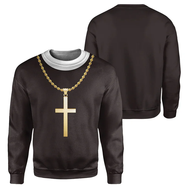 

New Winter 3D The God Of Jesus Print Sweatshirts For Men Christian Belief Graphic Pullovers Kid Fashion Cool Streetwear Clothing