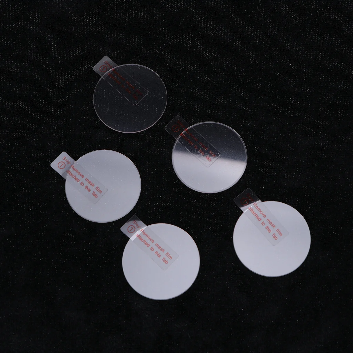 5 قطعة فيلم زجاجي للساعة شكل دائري 37 مللي متر واضح واقي للشاشة المقسى مقاومة للخدش الغبار برهان حامي للساعات المستديرة #6