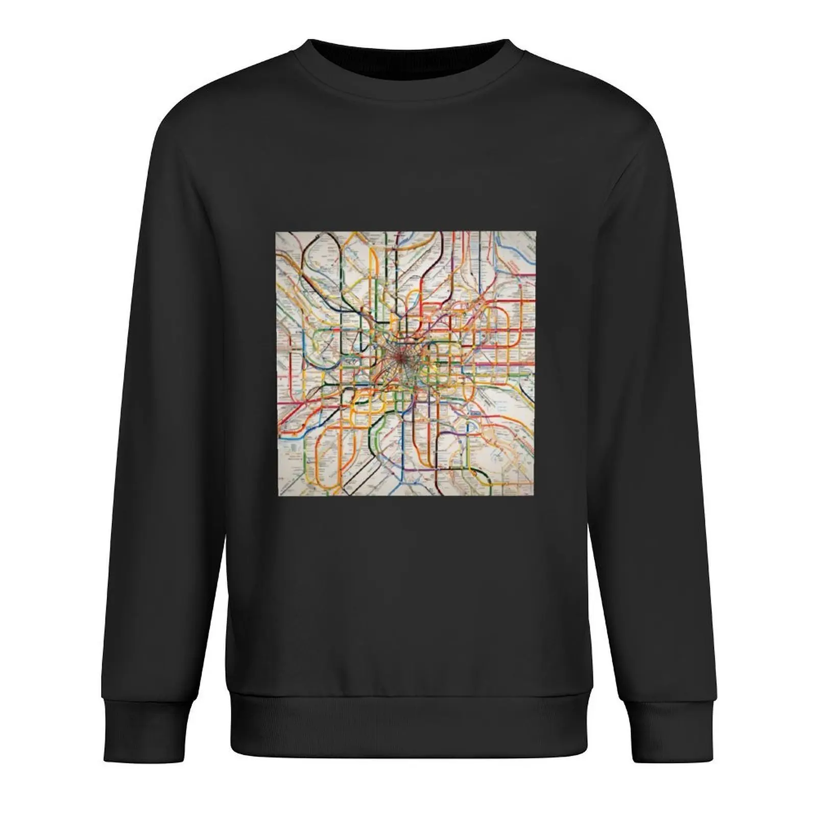 

Tokyo Subway Map Pullover men's sweat-shirt set autumn clothes men's autumn clothes men wear sweatshirt for men