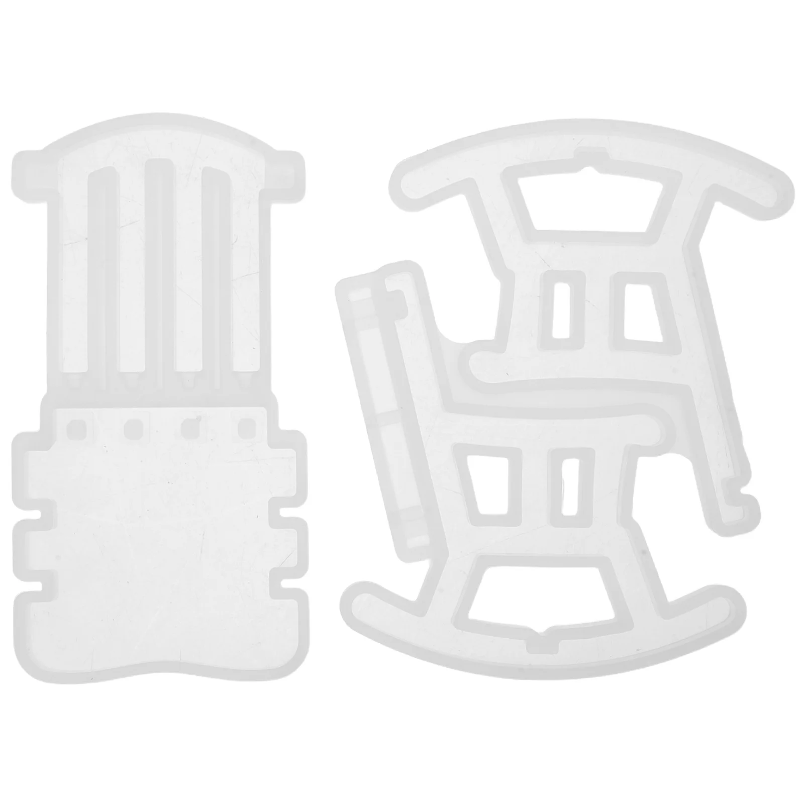 

1Set Miniature Rocking Chair Mold for Epoxy Resin DIY European Style Tiny House Furniture Craft Decoration Rocking Chair Molds