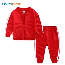 Fashion Newborn Baby Clothes Boys Tracksuit Sets Cotton Long Sleeve Tops Pants Spring Autumn Toddler Girl Clothes 3-24 Months