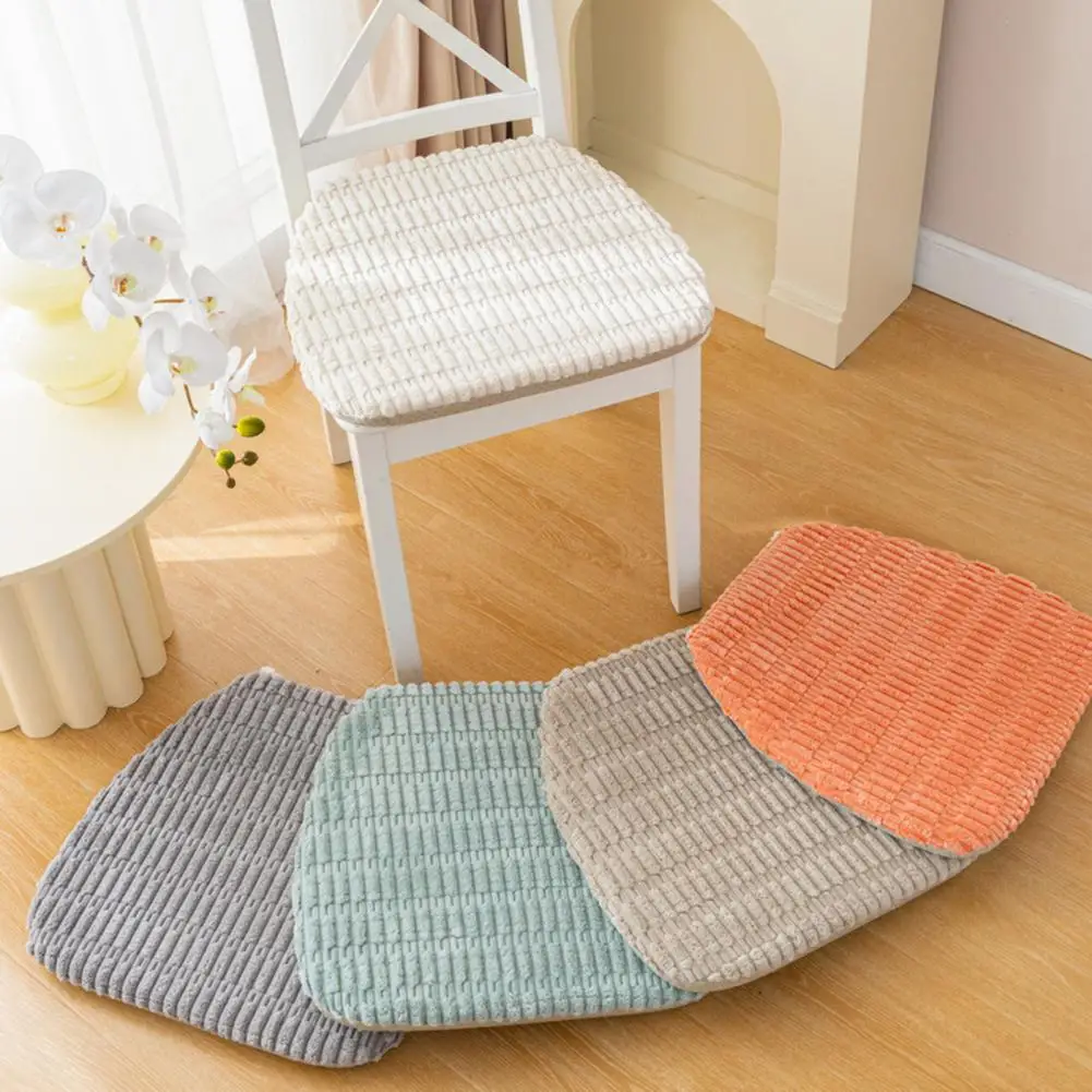 Patio Chair Cushion Rebound Memory Foam Cushion Plush Winter Seat Cushion for Pressure Relief Comfort Room or Office Chair Thick