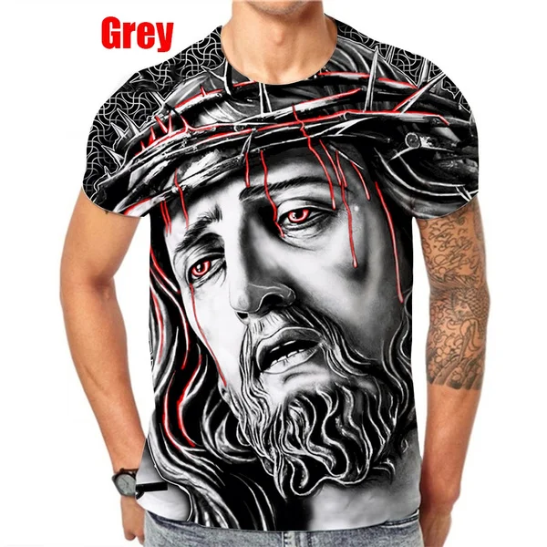 God! The Cross Jesus Love Everyone Christian Men's Women Fashion 3D Printed T-Shirt