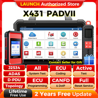 LAUNCH X431 PAD 7 VII PAD7 PADVII Car Diagnostic Tools J2534 Smartlink Automotive Scanner Auto Diagnost Online Programming OBD