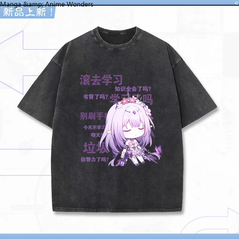 

Anime Honkai: Star Rail Castorice T-shirt Summer Shirt Short Sleeves Man Women Clothes Tees Cosplay Fashion Clothes GiftGame