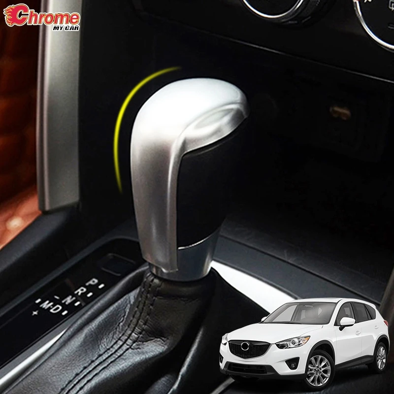 For Mazda CX-5 CX5 KE 2012 2013 2014 2015 2016 Chrome Gear Shift Head Cover Trim Handle Control Knob Lid Decoration Car Styling