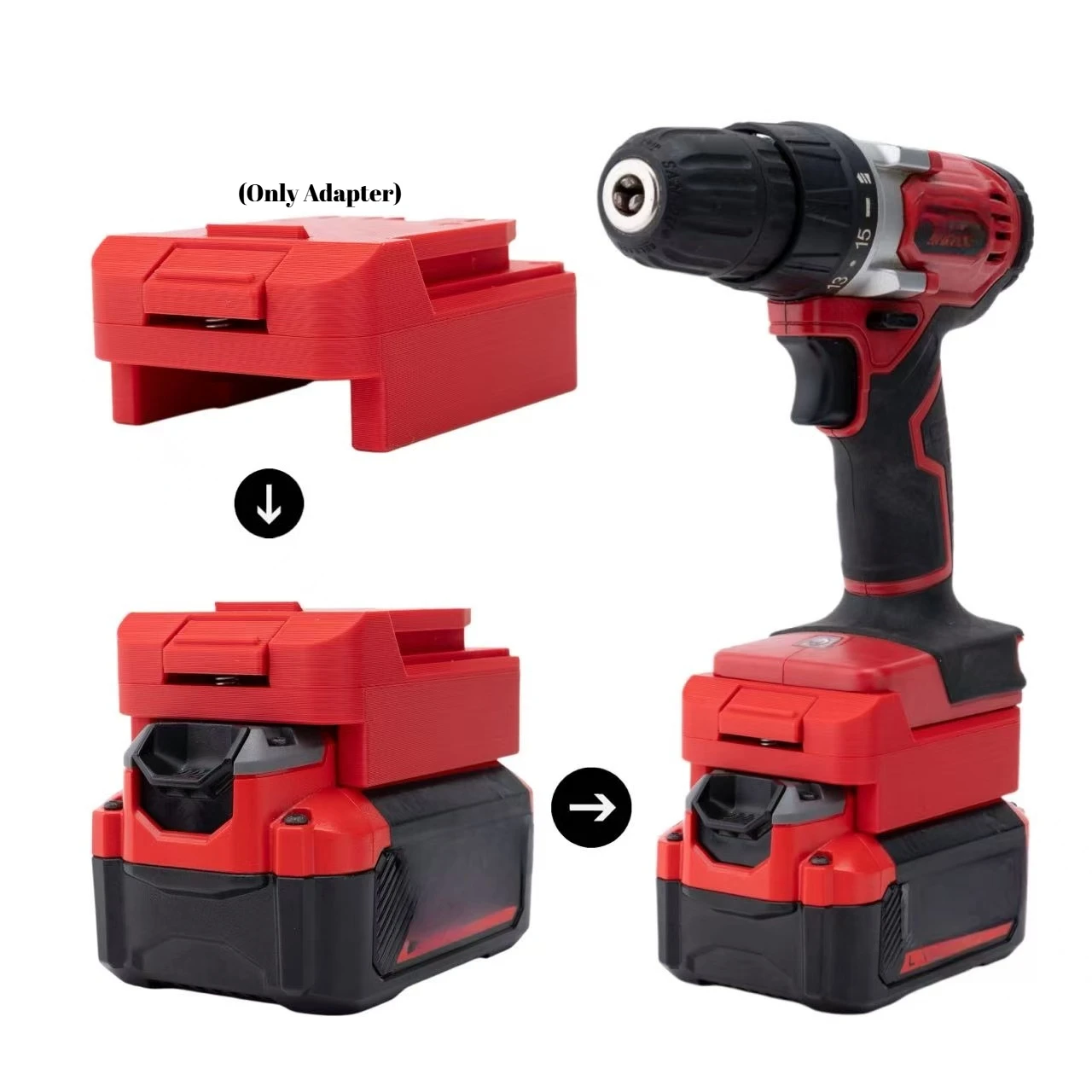 

Battery Adapter For For Bauer/Craftsman 20V Lithium to for Hyper Tough 20V Cordles Tools Converter(Not include tools and battery