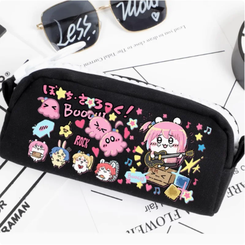 Anime Gotoh Hitori BOCCHI THE ROCK! Pencil Case Oxford Canvas Storage Bag Pencil Box Pencilcase School Pen Bag 2651