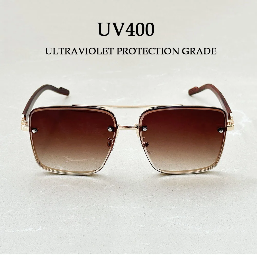 Neue Quadratische Sonnenbrille Für Männer Vintage Outdoor Sonnenbrille Oculos Designer Holz Gläser Sonnencreme Sonne Lentes Dropshipping Gafas – Detail 11