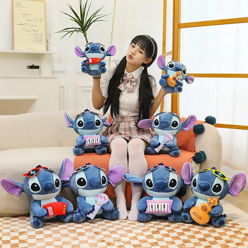 

Kawaii Stitch плюшевая игрушка мягкая кукла милая автомобильная подушка подарок для детей подарок на день рождения и Рождество для девочек лучший друг коллекционная мягкая