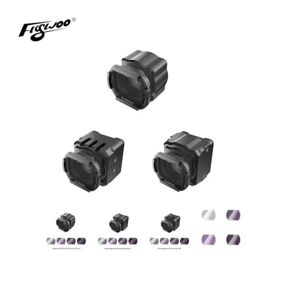 

Flywoo DJI O4 Lite Wide-Angle Lens with 155° Field of View and 0.3g ND Filter for FPV Drone DIY Parts RC Tools