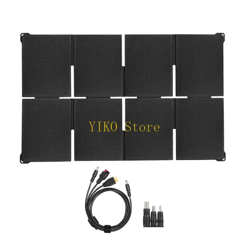 K32C 80W 5V 12V 20V Foldable Solar Panel Portable Solar with USB Type C