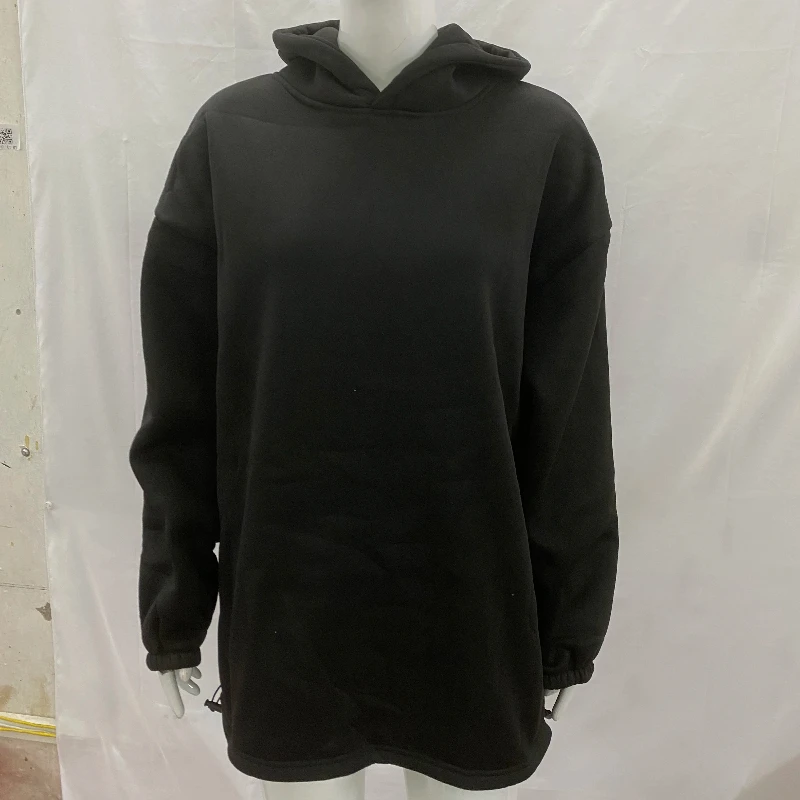 Zimowa estetyka Moda uliczna Bluzy do pracy Koreański styl Jednolity kolor Gotycki trend Oversize Damskie Bluzy z długim rękawem Casualowe Pulowery