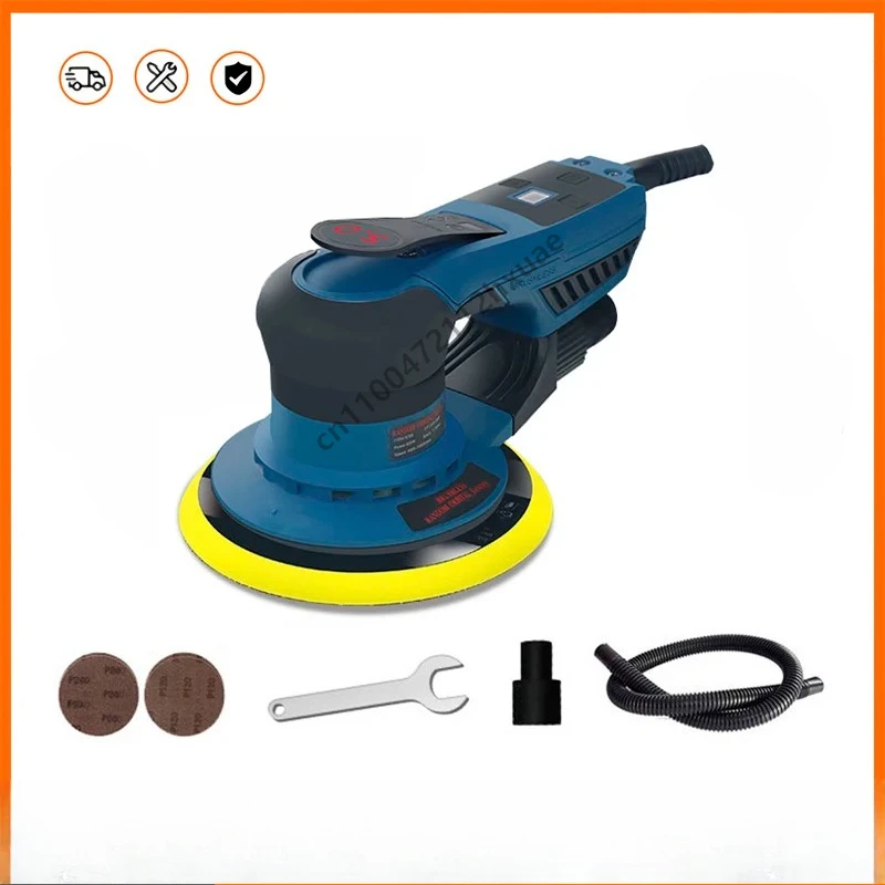 6 Inch 5mm Orbital Double Action Car Polisher Sander Orbital Sander Brushless Car Polisher Variable Speed ​​Polisher DA