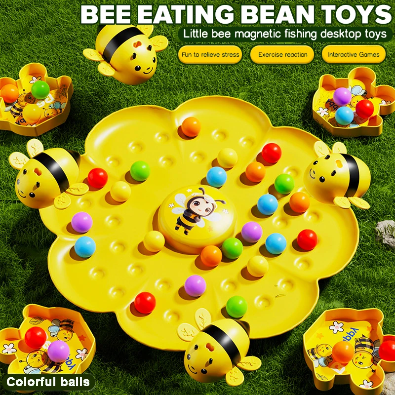 

Горячая маленькая головоломка Шмель, игрушки для рыбалки, настольная игра, интерактивные развивающие игрушки-магнетизма для детей, Рождественский подарок, семейная игра
