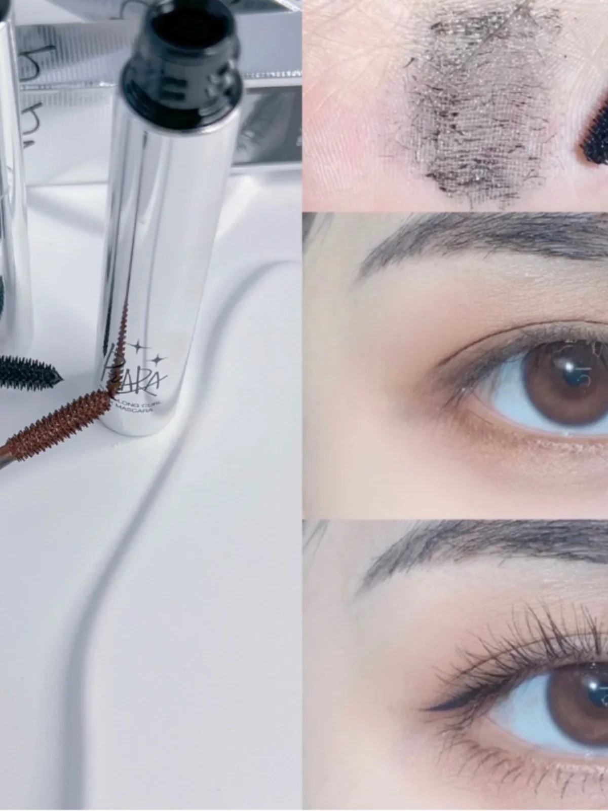 Mascara PIARA originale autentico Mascara impermeabile No sbiadisce Prodotti per il trucco a lunga durata e non sbavature Pennello per ciglia