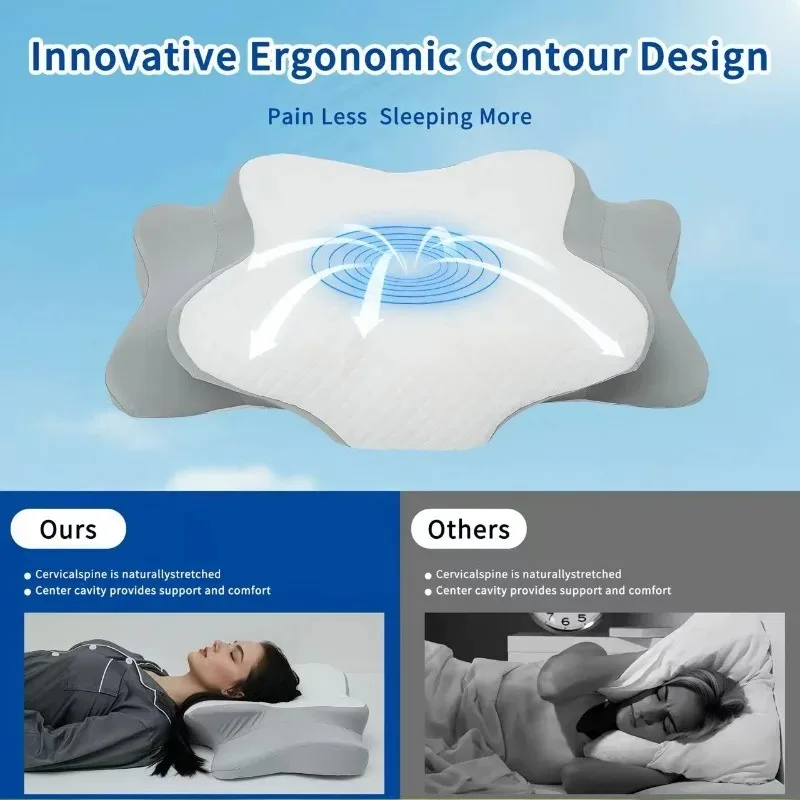 

Cervical spine protection to help sleep Memory cotton High and low pillow core Adult sleeping Household snoring Anti-bow special