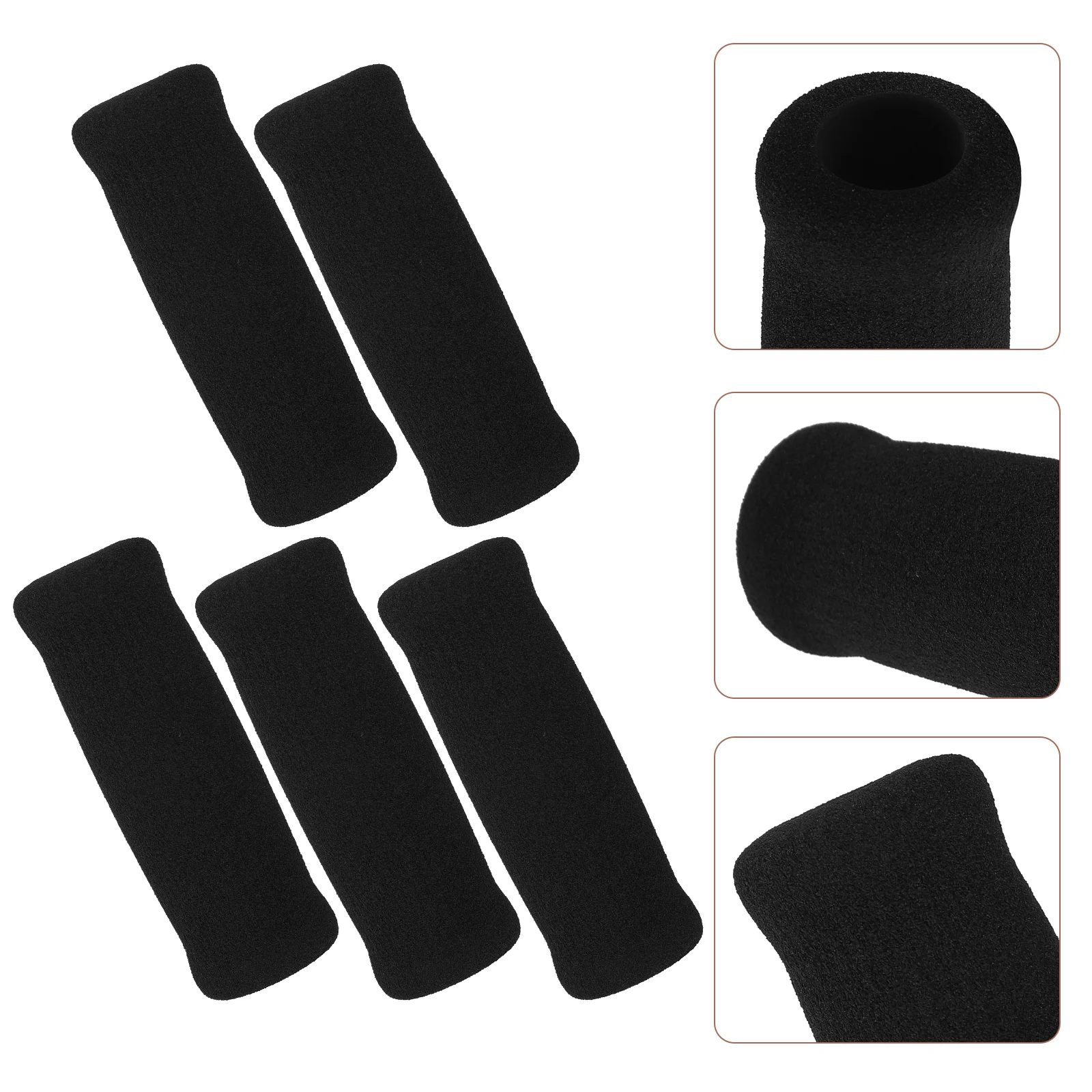 5 Pcs Cane and Crutch Accessories Walking Stick Nonslip Grips Parts Seniors Handles Sponge Thicken Elder Replacement