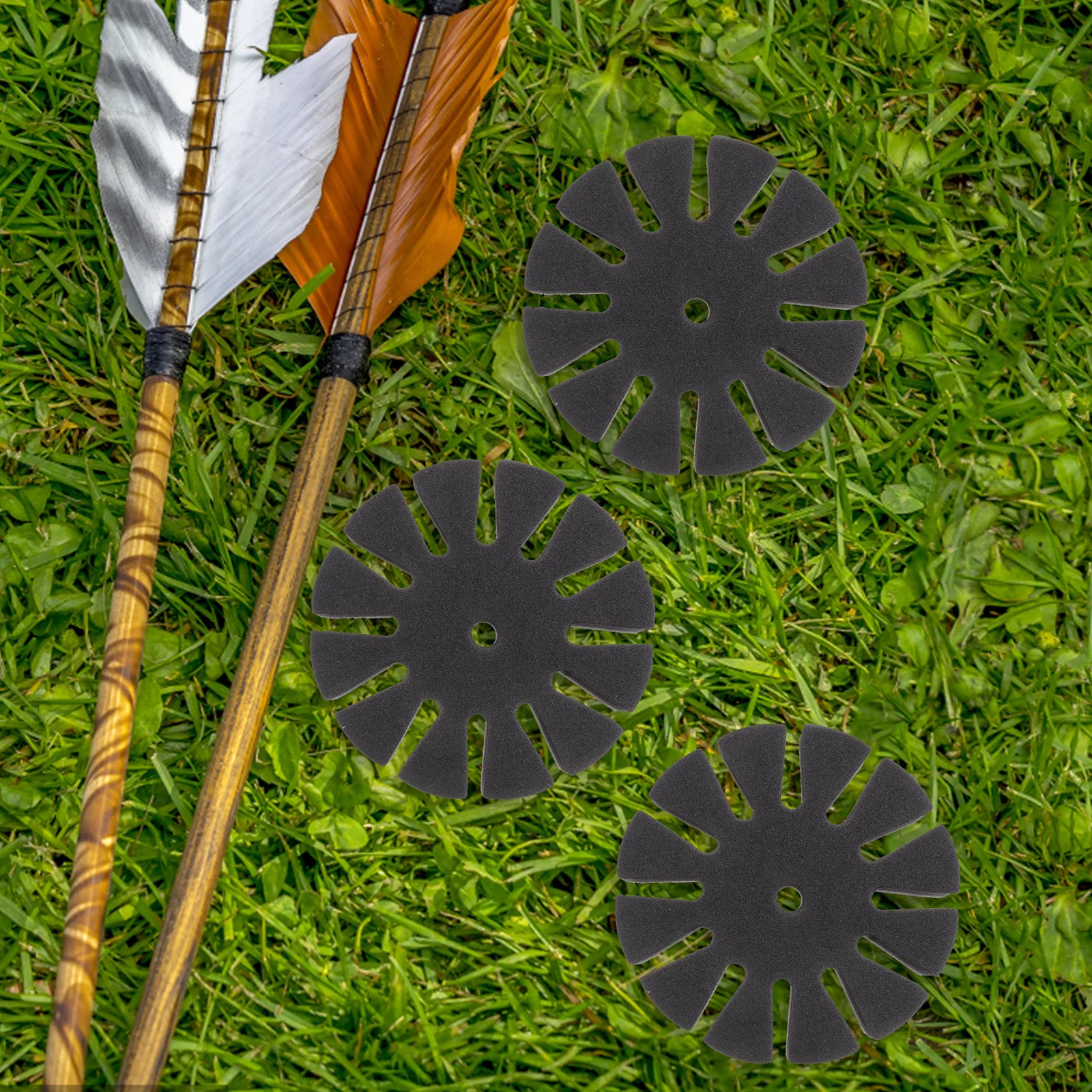 إيفا رف السهم المستديرة 1 قطعة حامل دائم خفيف الوزن حماية ريشة الرياضة الترفيه الرماية الصيد ملحق 6-8 مللي متر #5