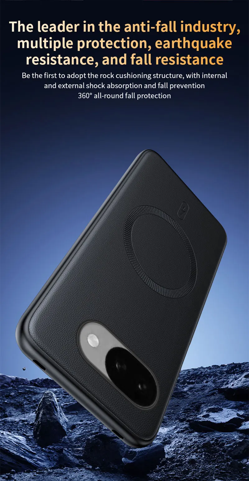 Für Google Pixel 10A Hülle Magnetische Leder-Schutzhülle Für Google Pixel 10A Anti-Fingerabdruck Rutschfest PC+TPU – Detail 11