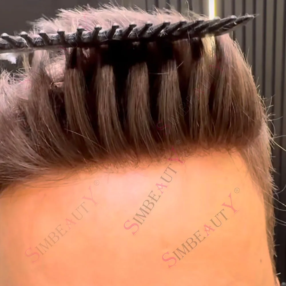 

# 3 # 6 # 5, самый светлый коричневый, полностью тонкий, из микрокожи, из искусственной кожи, мужской парик, натуральная линия волос, 100% человеческие волосы, мужской парик, сменные капиллярные протезы