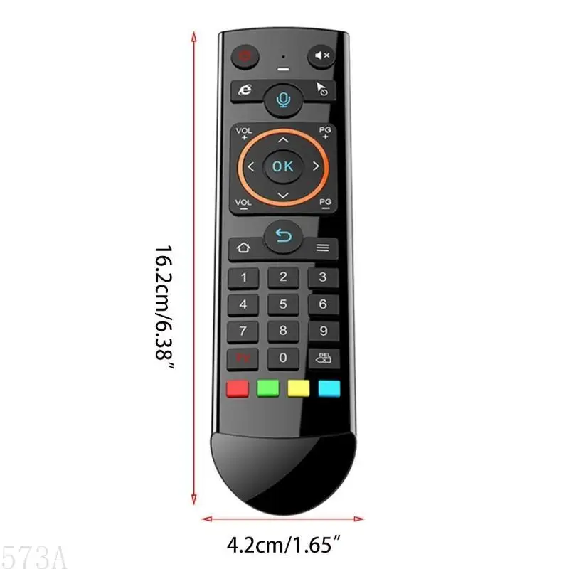 573A Air Mouse Gyroscope Go Learning Learning Voice Direte Control для Android Box против G20S