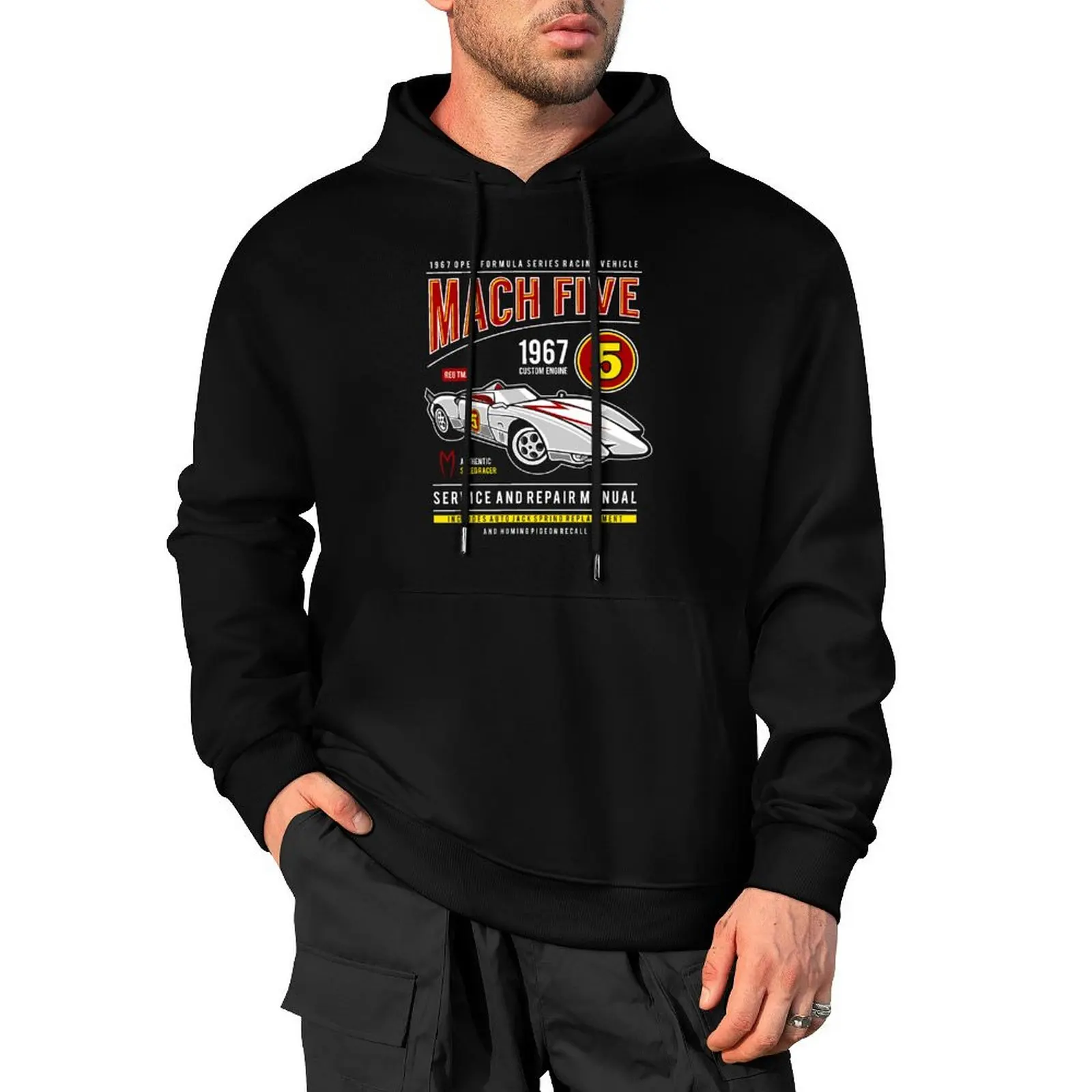 

Mach Five Speed Racer Pullover Hoodie men's sweat-shirt fashion men male clothes men clothing new in hoodies & sweat-shirt