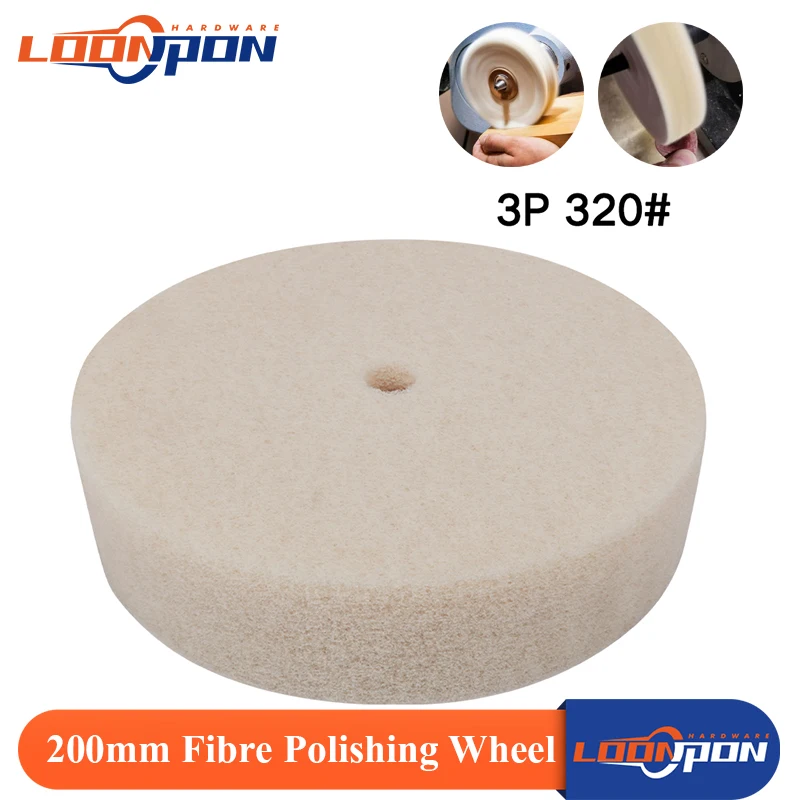 

200mm Polishing Buffing Wheel Felt Polisher Disc Pad Abrasive Tools 150x50mm Thickness 50mm The Aperture 16mm