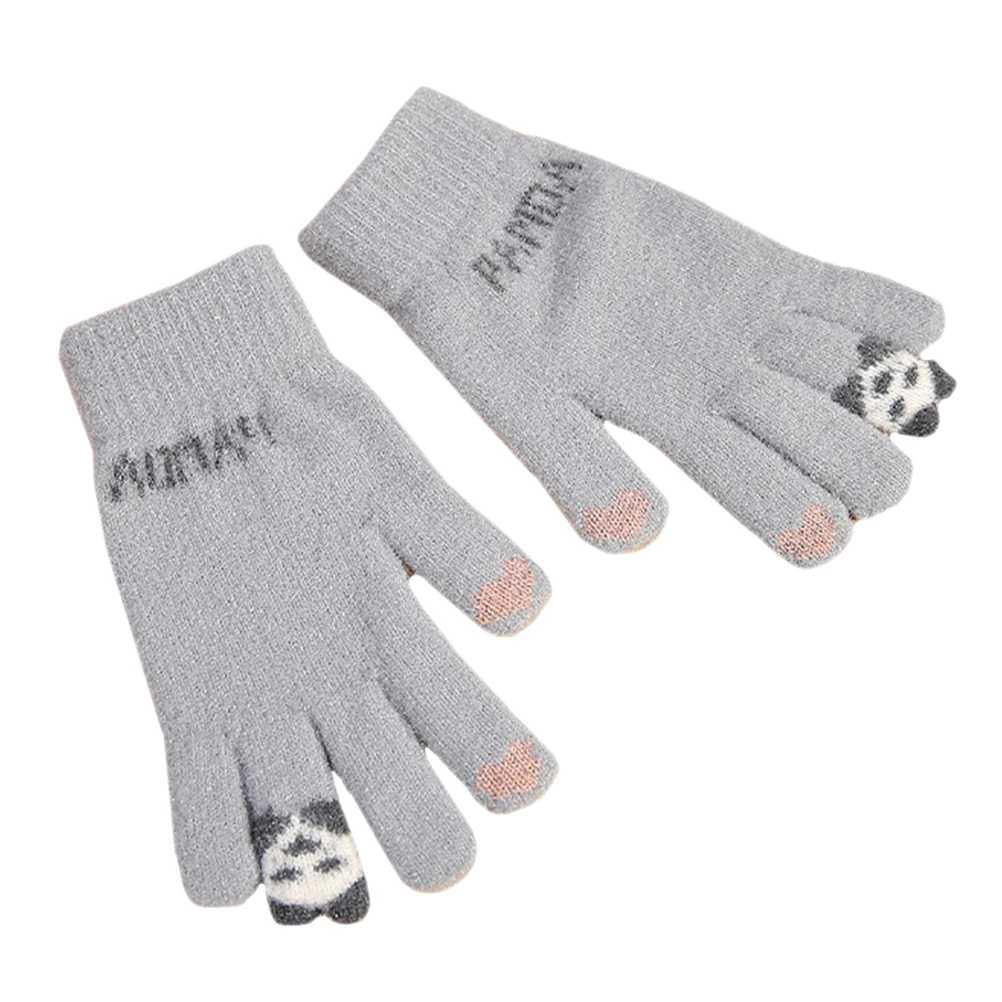 

Thermal Touchscreen Women Women Touch Screen Gloves Knit Warm Elastic Soft Durable Cycling Gloves Christmas Gifts