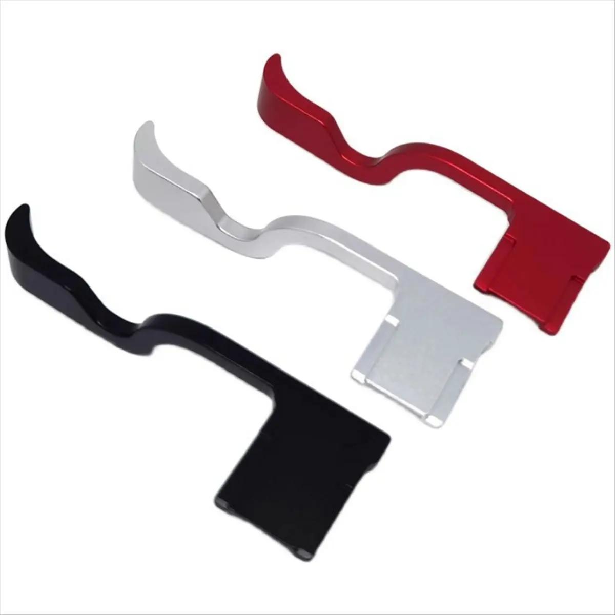 (DT37) Hot Shoe Thumb Up Hand Grip Hotshoe Made Bracket Adapter for Sony A74 A7R4 A9II A7M4 A7R IV Mirrorless Camera Red