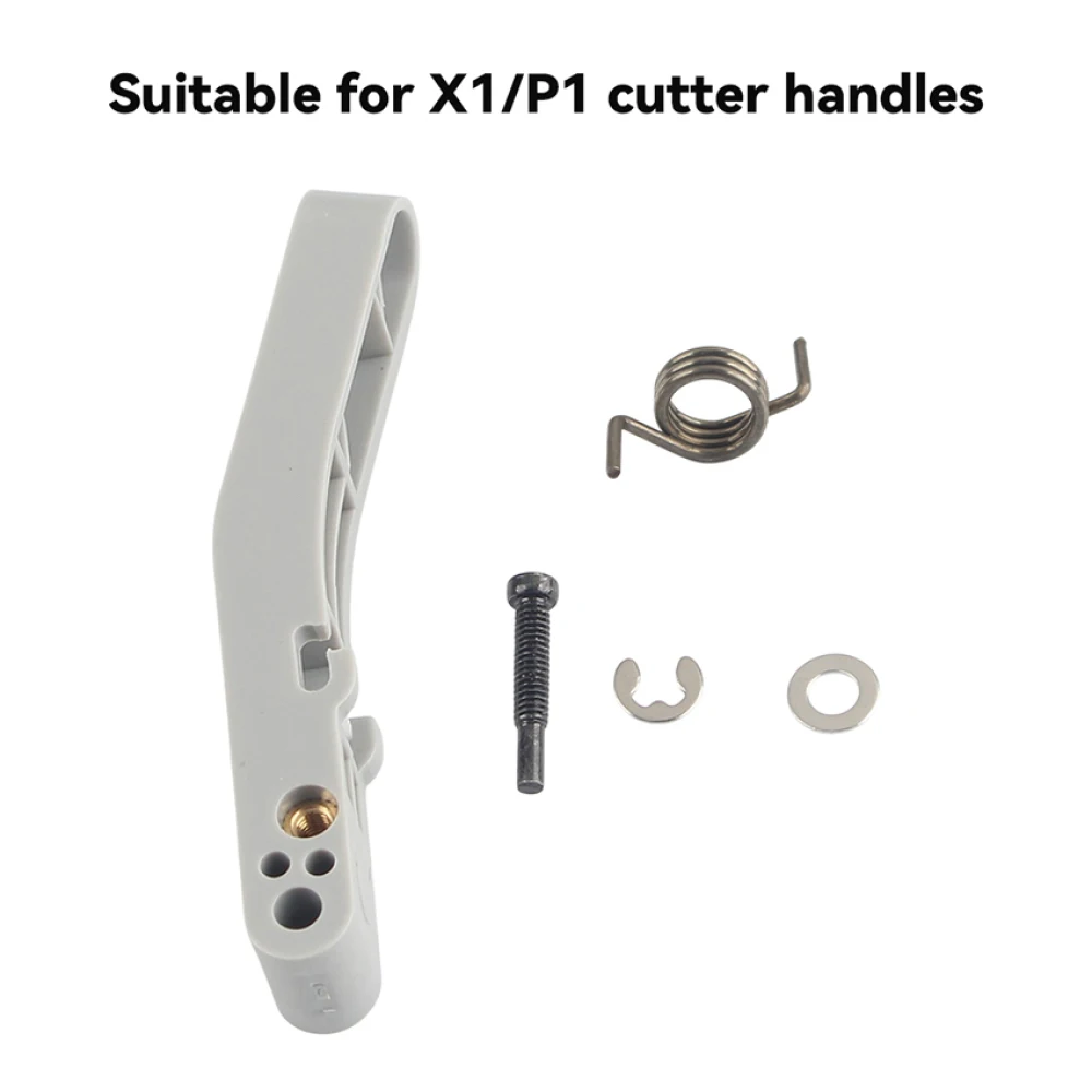 1pc Replacement Cutter Handle with Mounting Piece for Bambu X1/ P1 3D Printer Accessories