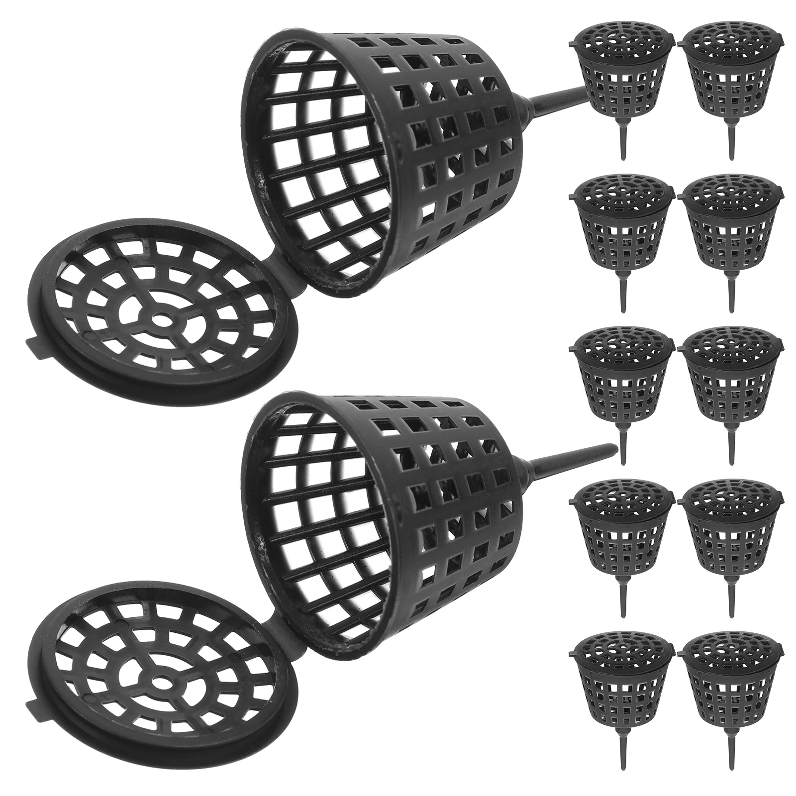 Paniers en plastique de qualité supérieure, Pot de plantes bonsaï, facile à insérer, protection du sol, nutriments, chid, fleurs, petites plantes, jardinage, 50 pièces