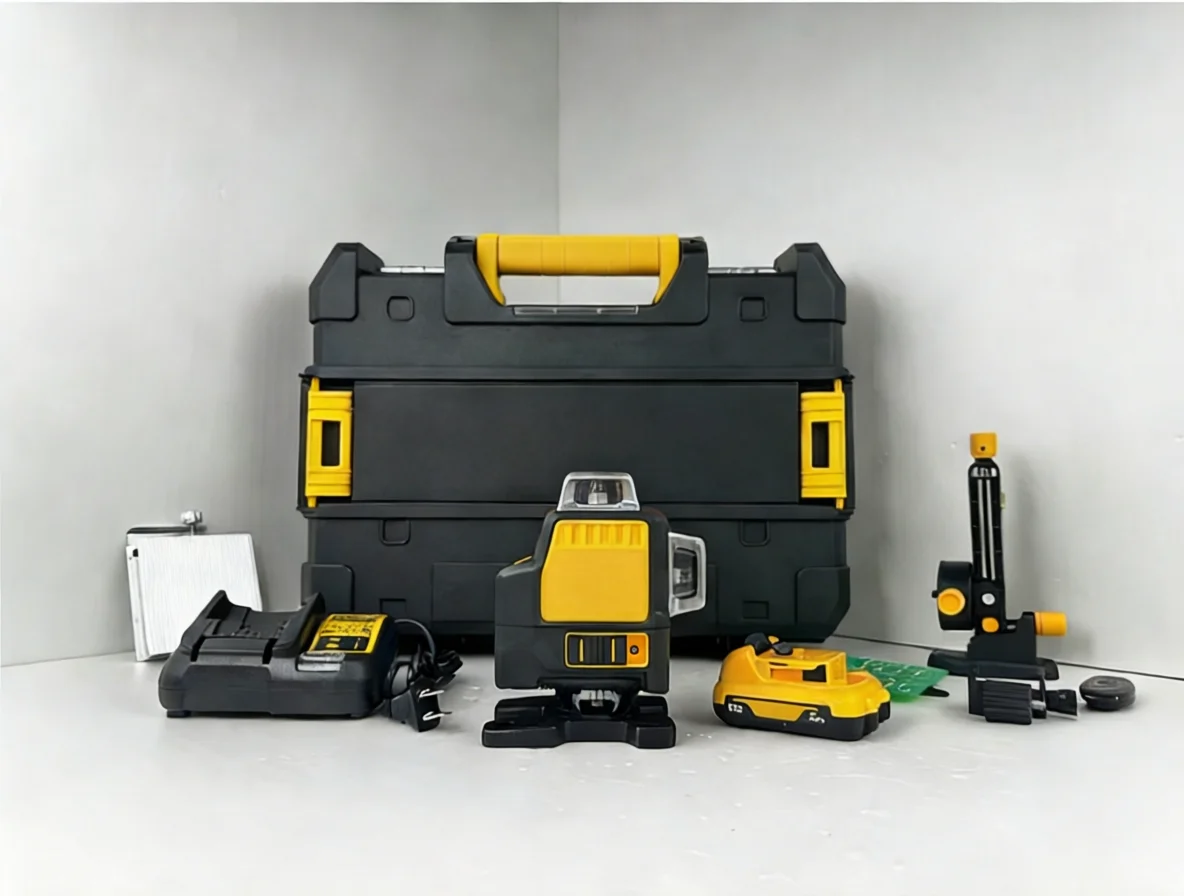 High-precision Self-leveling 16 Lines Laser Level, Li-Ion Battery, Industrial Cross Line, Convenient Power Tool