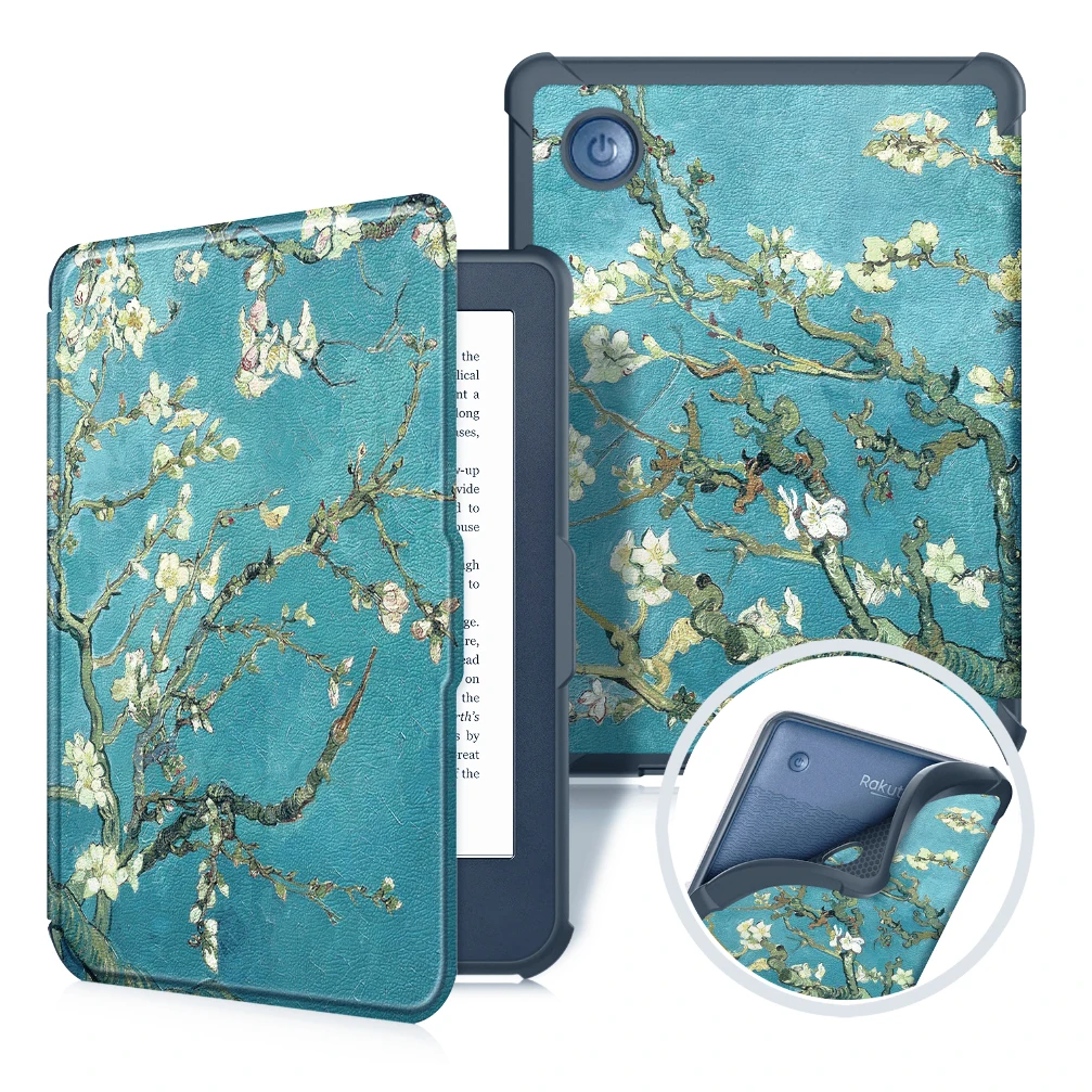 Voor Kobo Clara BW / Clara Colour 2024 Hoesje 6 inch Auto Wake Slaap PU Lederen Cover Zachte Magnetische Ereader Hoesje N365 N367 Funda