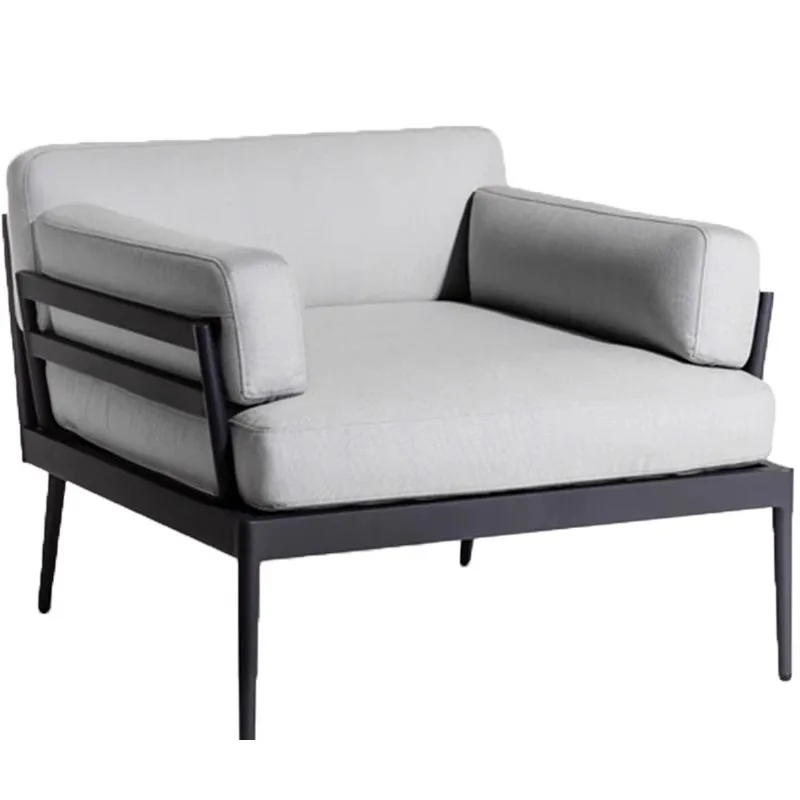 

Outdoor aluminum alloy sofa hotel B & B villa courtyard modern simple designer waterproof and sunscreen furniture combination